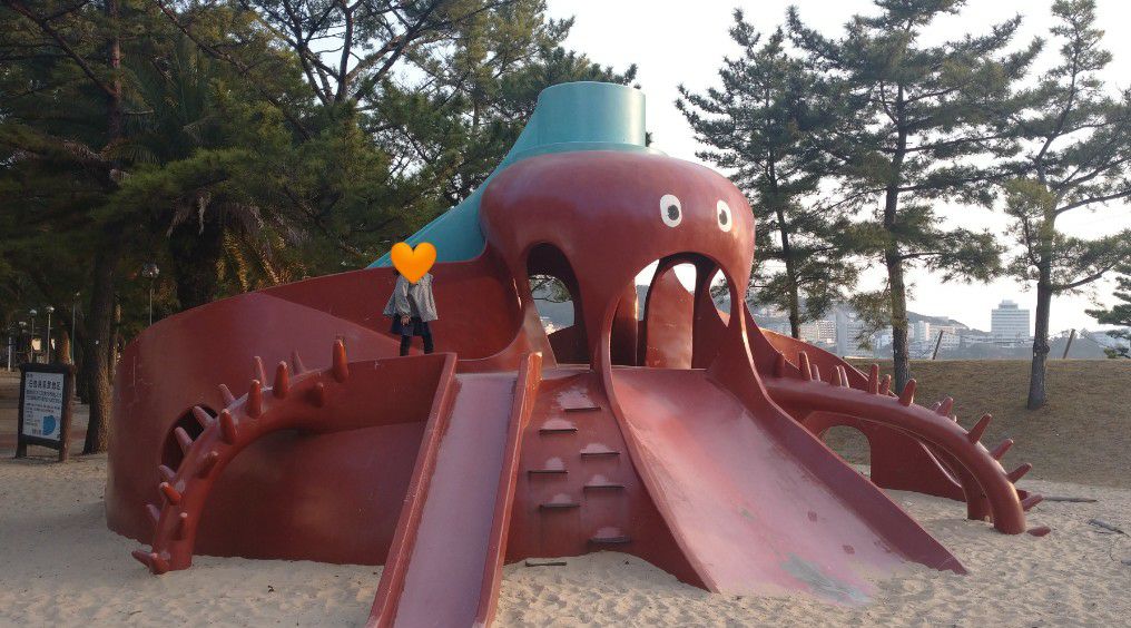 和歌山・白良浜にある遊具
