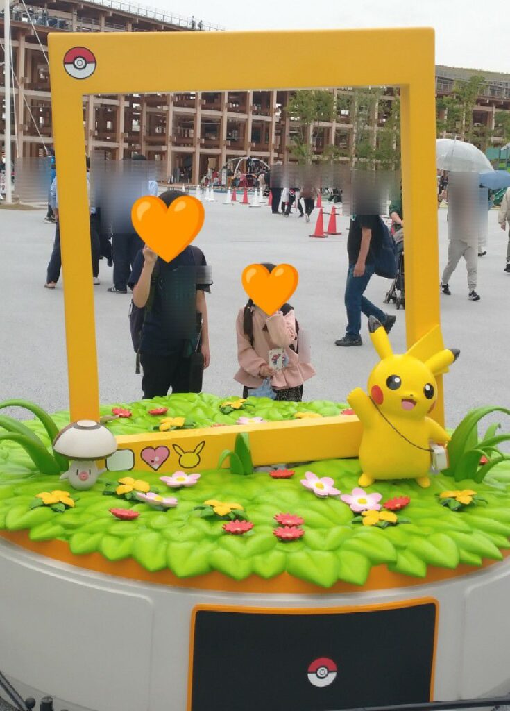 大阪・関西万博のポケモンオブジェ、ピカチュウ